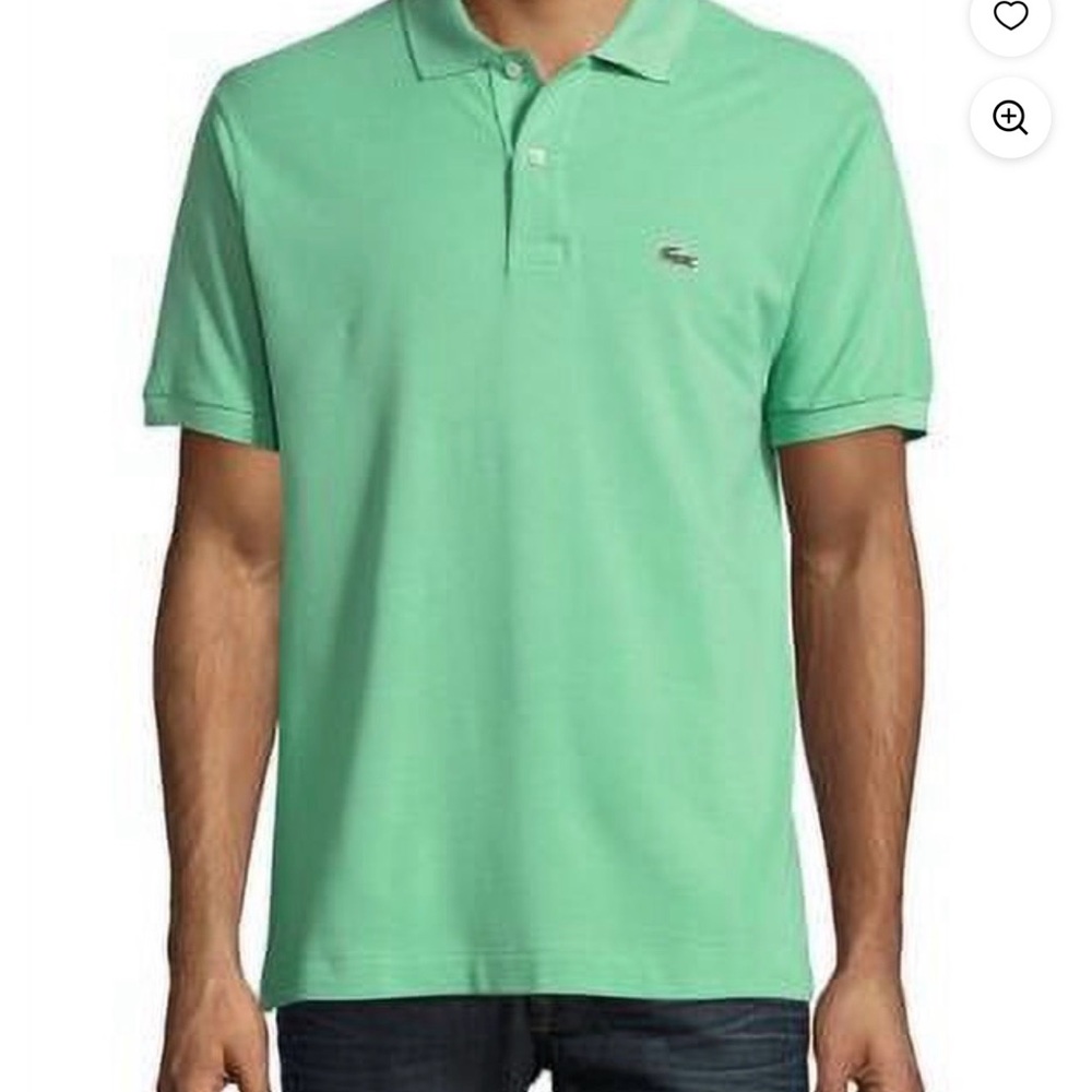Lacoste Men's Light Green Polo Shirt